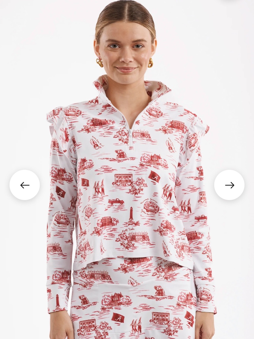 *NWT* $137 Smith & Quinn Alabama Women’s Tailgate Collection Grayson Top XS